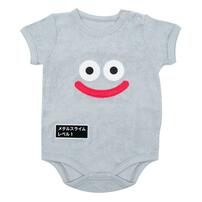 ドラクエベビー＆キッズ パイル半袖ボディスーツ メタルスライム(グレー×80cm) ベビーザらス限定