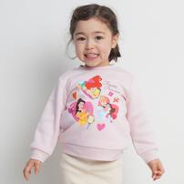 Disney ディズニー プリンセス 長袖デイリートレーナー 起毛 ピンク×90cm ベビーザらス限定