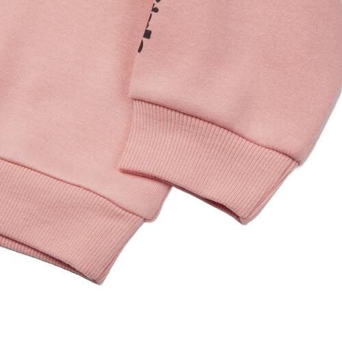 パワパフ 長袖デイリートレーナー 起毛 集合＆袖ロゴ ピンク×95cm ベビーザらス限定