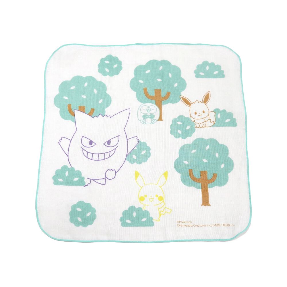 monpoke モンポケ ガーゼ 3枚組 ホワイト | マタニティ・ベビー用品