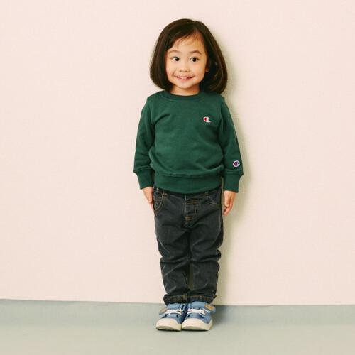 Champion チャンピオン 長袖トレーナー グリーン×90cmベビーザらス限定
