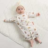 おさるのジョージ 新生児兼用ドレス 帽子付き ベビーザらス限定