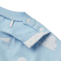 Disney  ディズニー 半袖ボディスーツ ドッカン サガラ TOY STORY ロゴ サックス&times;70cm ベビーザらス限定 赤ちゃん 出産準備 出産祝い ベビー服 子供服