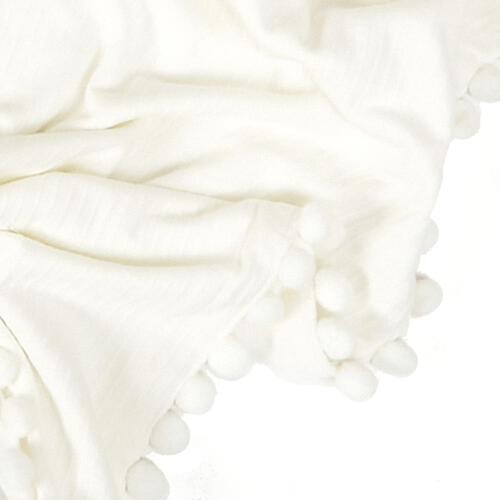 おくるみ ポンポンレース (オフホワイト) ベビーザらス限定