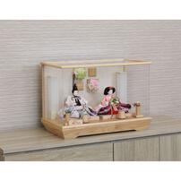 【雛人形】ケース飾り 親王飾り「ブーケパノラマアクリル」ひな人形 ひな祭り お雛様 おしゃれ トイザらス・ベビーザらス限定【メーカー直送】