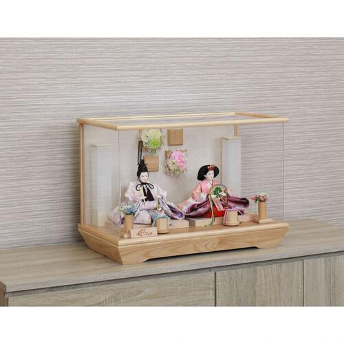 【雛人形】ケース飾り 親王飾り「ブーケパノラマアクリル」ひな人形 ひな祭り お雛様 おしゃれ トイザらス・ベビーザらス限定【メーカー直送】