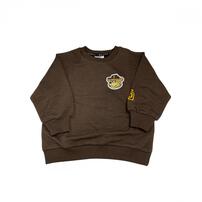 ベビーザらス限定　ＭＬＢ クマ柄トレーナー(ブラウン×110cm)