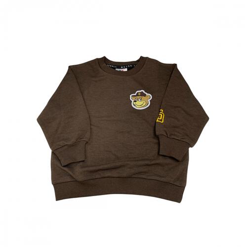 ベビーザらス限定　ＭＬＢ クマ柄トレーナー(ブラウン×110cm)