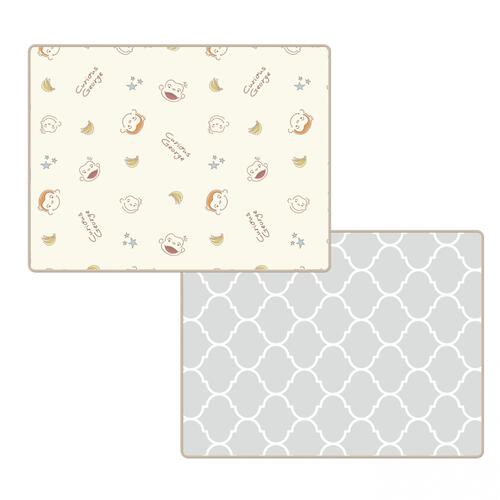 オリジナル 両面使えるマット おさるのジョージ 【フロアマット リバーシブル仕様 やわらかマット （190×140×厚さ1.5cm）】ベビーザらス限定