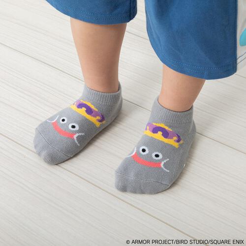 ドラクエベビー＆キッズ 2足入りショートソックス キングスライム＆メタルキング