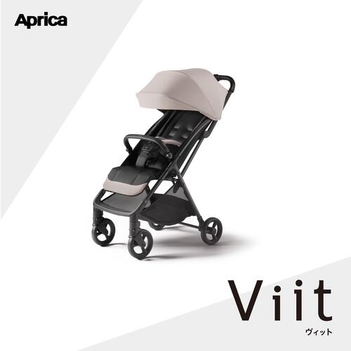 Aprica アップリカ Viit ヴィット (ベージュ) B型ベビーカー 簡単折りたたみ 姿勢サポート 7ヶ月～4歳頃対応
