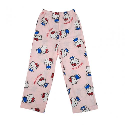 SANRIO サンリオ ハローキティ 天竺長袖パジャマ＋半袖Ｔシャツセット パジャマ ピンク&times;120cm ベビーザらス限定