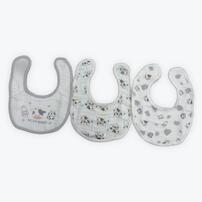 バンブーガーゼ 3枚組スタイ ウシ ベビーザらス限定