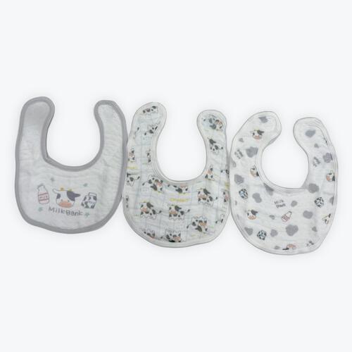 バンブーガーゼ 3枚組スタイ ウシ ベビーザらス限定