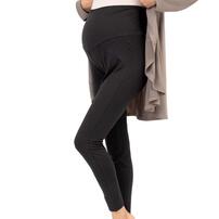 とろみ長袖トップス＋パンツセット(モカ&times;M-L)