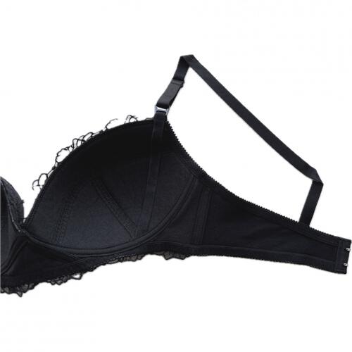 チュールレース ブラ＆ショーツ ブラック×L MU ベビーザらス限定