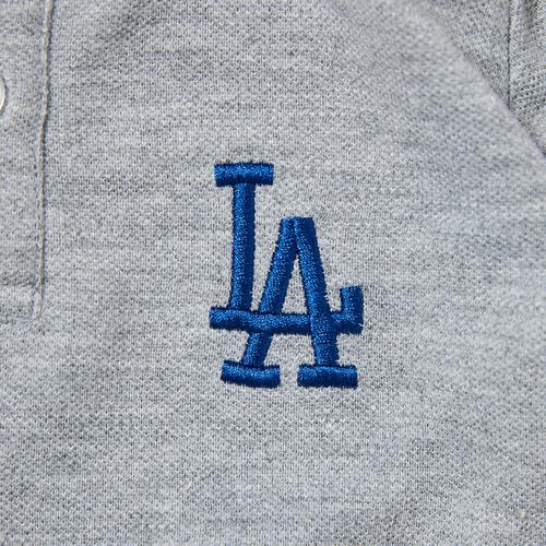 MLB 鹿の子女児半袖ロンパース グレー&times;70cm  ベビーザらス限定