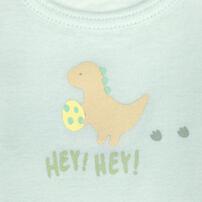 2枚組フライス袖なしシャツ肌着 恐竜&times;車 ホワイト&times;80cm ベビーザらス限定