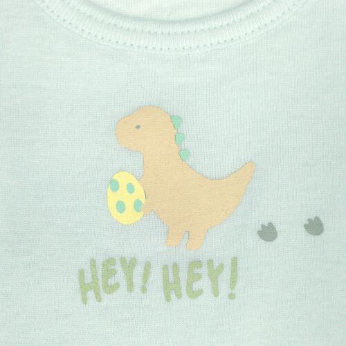 2枚組フライス袖なしシャツ肌着 恐竜&times;車 ホワイト&times;80cm ベビーザらス限定