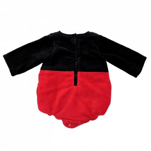 Disney ディズニー 長袖たまごオール 帽子付き ミッキー フリース ベビーザらス限定