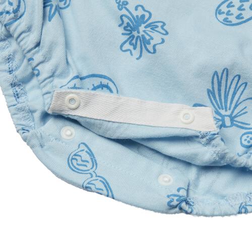 Disney ディズニー 半袖ボディスーツ ドッカン サガラ スティッチ サックス&times;80cm ベビーザらス限定