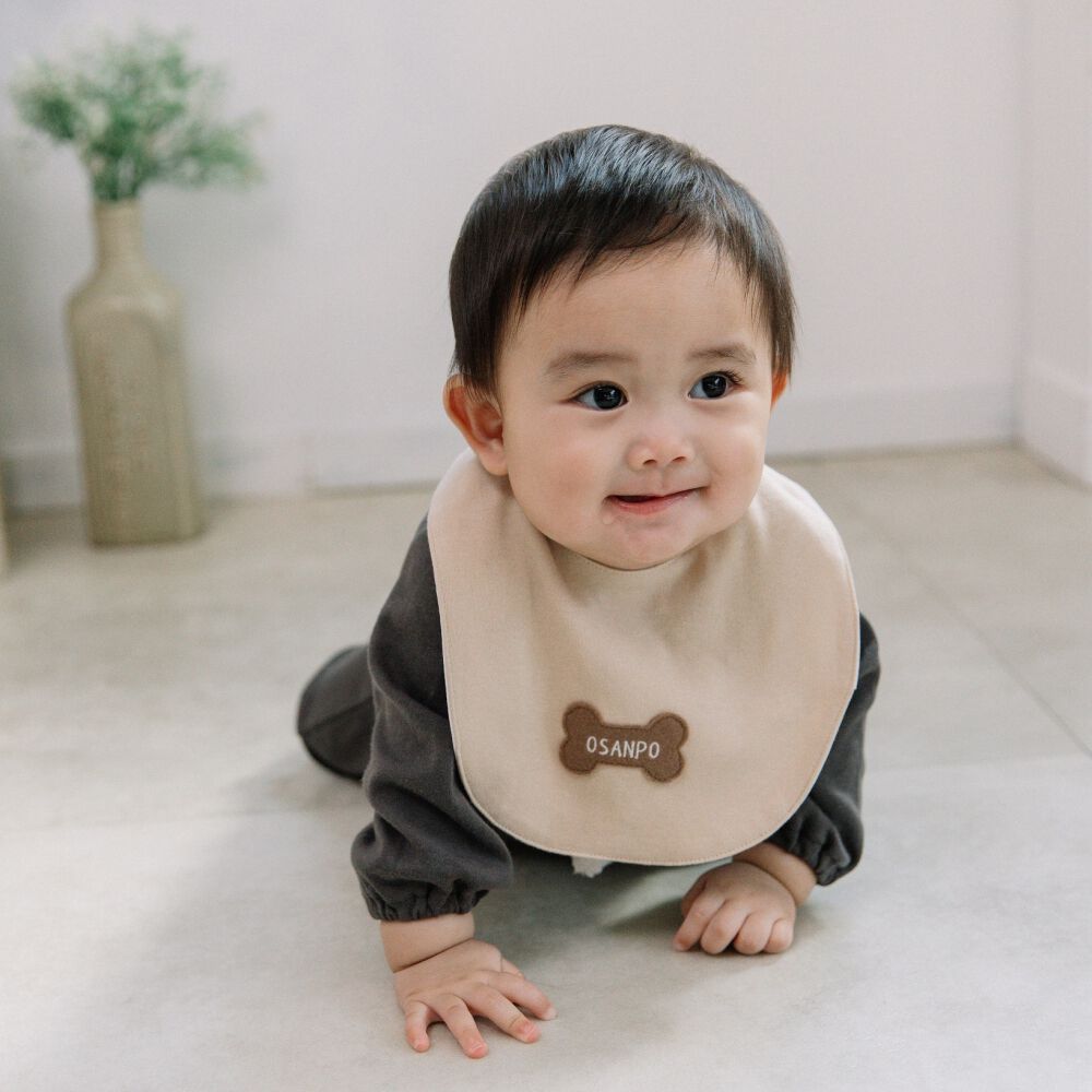 ベビー×ペットコレクション】 スタイ 3枚組 イヌ 丸型 ベビーザらス