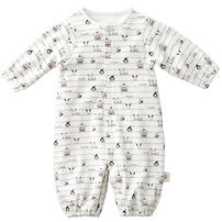 モンポケ ピカチュウ 新生児2WAYドレス ベスト付き (イエロー&times;50-70cm)