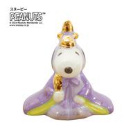 スヌーピー＆ベル 磁器ひな人形（183234）雛人形 間口17cm お雛さま お雛様 親王飾り ミニ  コンパクト かわいい【メーカー直送】
