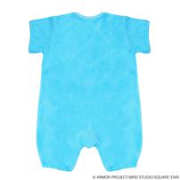 ドラクエベビー＆キッズ 半袖フィットオール スライム メタルスライムのラトル付き(ブルー&times;60-70cm)