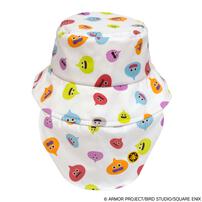 ドラクエベビー＆キッズ ツイルハット 日よけ付き(ホワイト&times;52-54cm