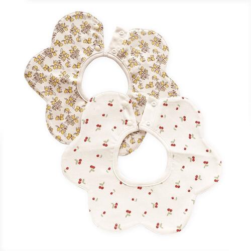 360度スタイ 2枚組 レモン柄(イエロー×Free) ベビーザらス限定