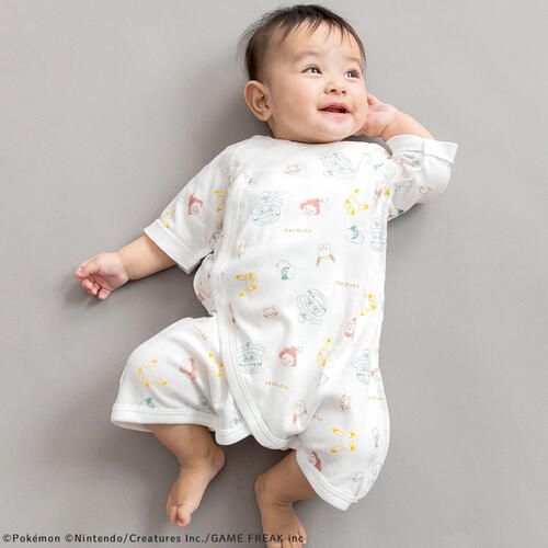 モンポケ 新生児肌着セット 5枚組