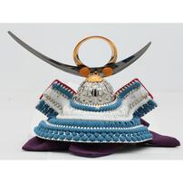 【五月人形】兜飾り 床飾り「上杉謙信丸形」 (536620)コンパクト 丸型 丸形 おしゃれ 男の子 【オンライン限定】【メーカー直送】