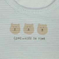 2枚組涼感袖なしシャツ肌着 シースルー くま&times;ぞう パステルブルー&times;90cm ベビーザらス限定