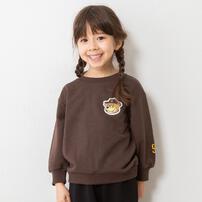 ベビーザらス限定　ＭＬＢ クマ柄トレーナー(ブラウン×110cm)