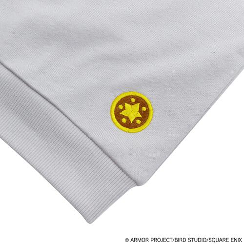 ドラクエベビー＆キッズ サガラ刺繍スウェットシャツ メタルスライム(グレー×約95cm)