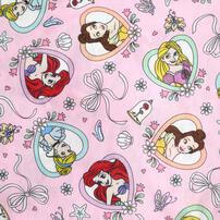 ディズニー 長袖前開きパジャマ＋半袖Ｔシャツセット プリンセス ピンク&times;100cm ベビーザらス限定