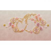 【雛人形】収納飾り 親王飾り「八重桜刺繍木目ブラウン」 (605858)ひな人形 おしゃれ モダン トイザらス・ベビーザらス限定【メーカー直送】