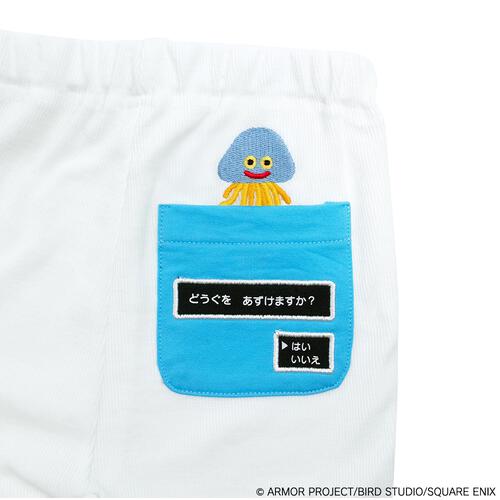 ドラクエベビー＆キッズ レギンス スライム(ブルー×約90cm)