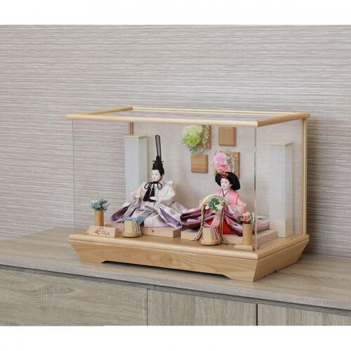 【雛人形】ケース飾り 親王飾り「ブーケパノラマアクリル」ひな人形 ひな祭り お雛様 おしゃれ トイザらス・ベビーザらス限定【メーカー直送】