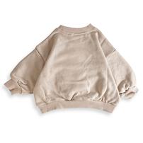 COJIKA プリントアップリケデイリートレーナー 裏毛 クマ ベージュ×90cm ベビーザらス限定