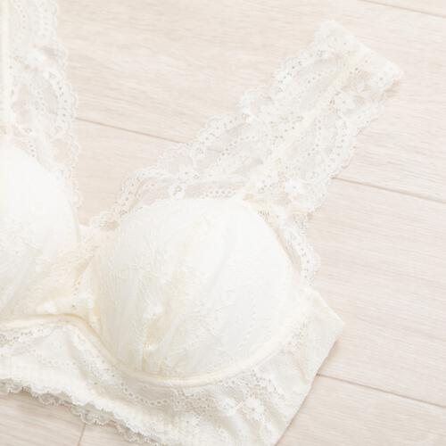 Petit jouet for Maternity プティジュエット マタニティブラトップ ストレッチレース アイボリー×M MU