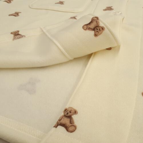 POLO BCS 長袖テーラーパジャマ 総柄 シャギー