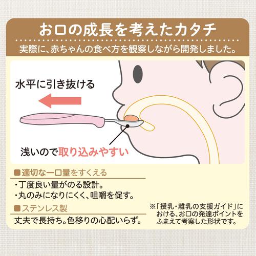 Pigeon ピジョン じぶんでパクパク スプーン＆フォーク ケース付き 【種類ランダム】