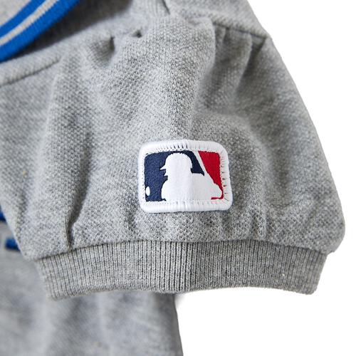 MLB 鹿の子女児半袖ロンパース グレー&times;70cm  ベビーザらス限定