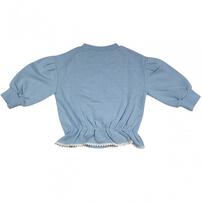 【Sophitica &times; tsumashi1118さん】Disney アナと雪の女王 裏毛トレーナー ブルー&times;120cm ベビーザらス限定