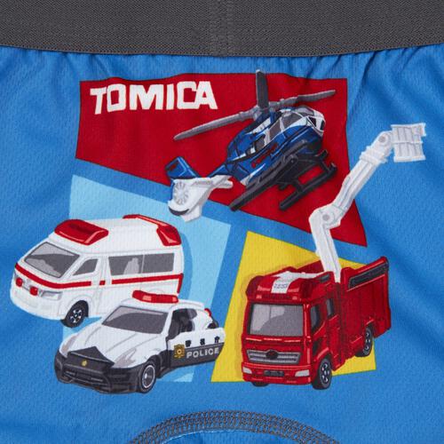 TOMICA トミカ 3枚組ボクサーパンツ ブルー×110cm ベビーザらス限定