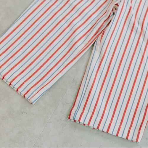 【FirstCloset×mioさん】ロングパンツ オフホワイト×90cm