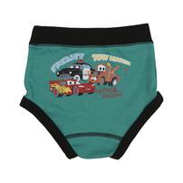 Disney ディズニー 3枚組ブリーフ カーズ 総柄&times;ワンポイント グリーン&times;90cm ベビーザらス限定