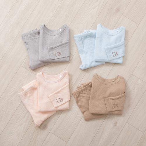 【Babies&ldquo;R&rdquo;Us&times;】着心地おばけ ニットキルト パジャマ キャラメル&times;140cm